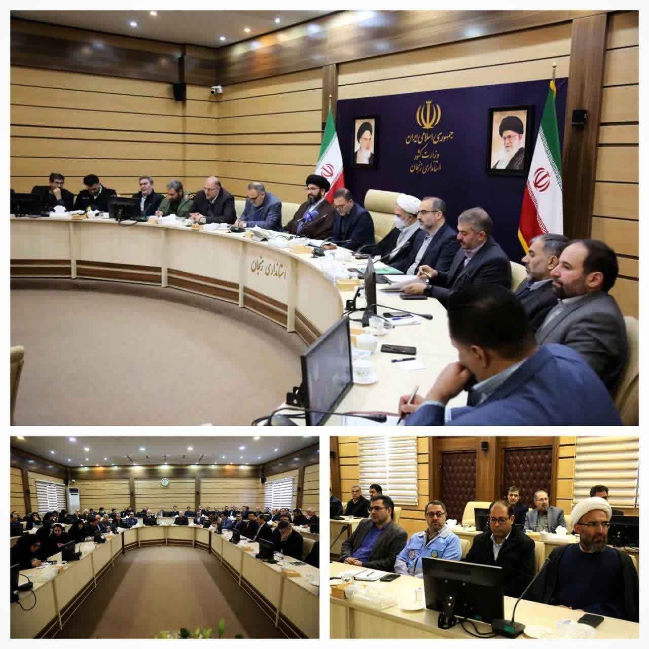 برگزاری جلسه شورای اداری استان زنجان 